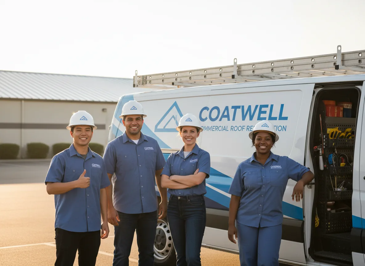 Commercial roof coating company in Lane, KS